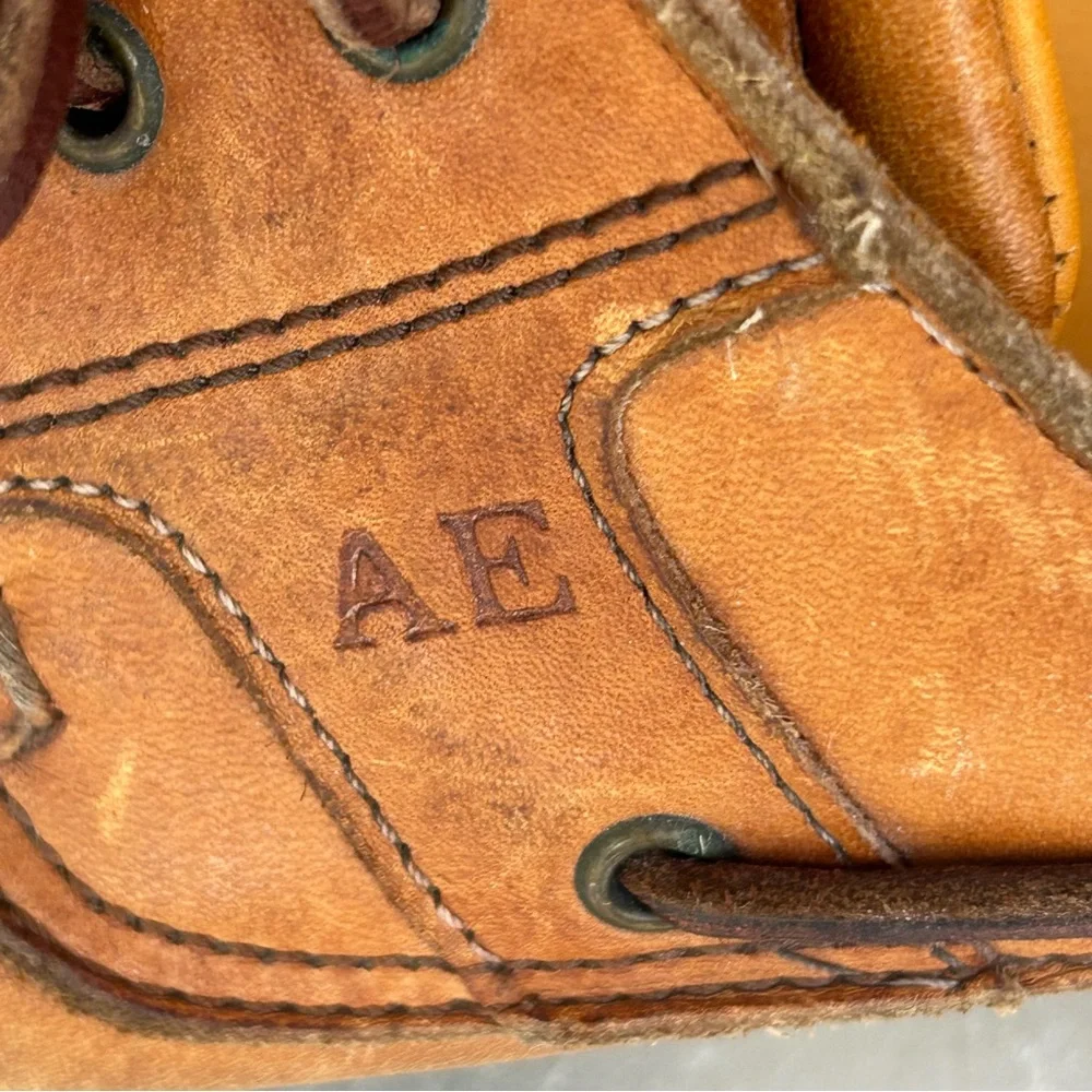 Allen Edmonds Key Largo Deck Boat Shoes Men 12B Brown Leather Vibram Moc Toe USA